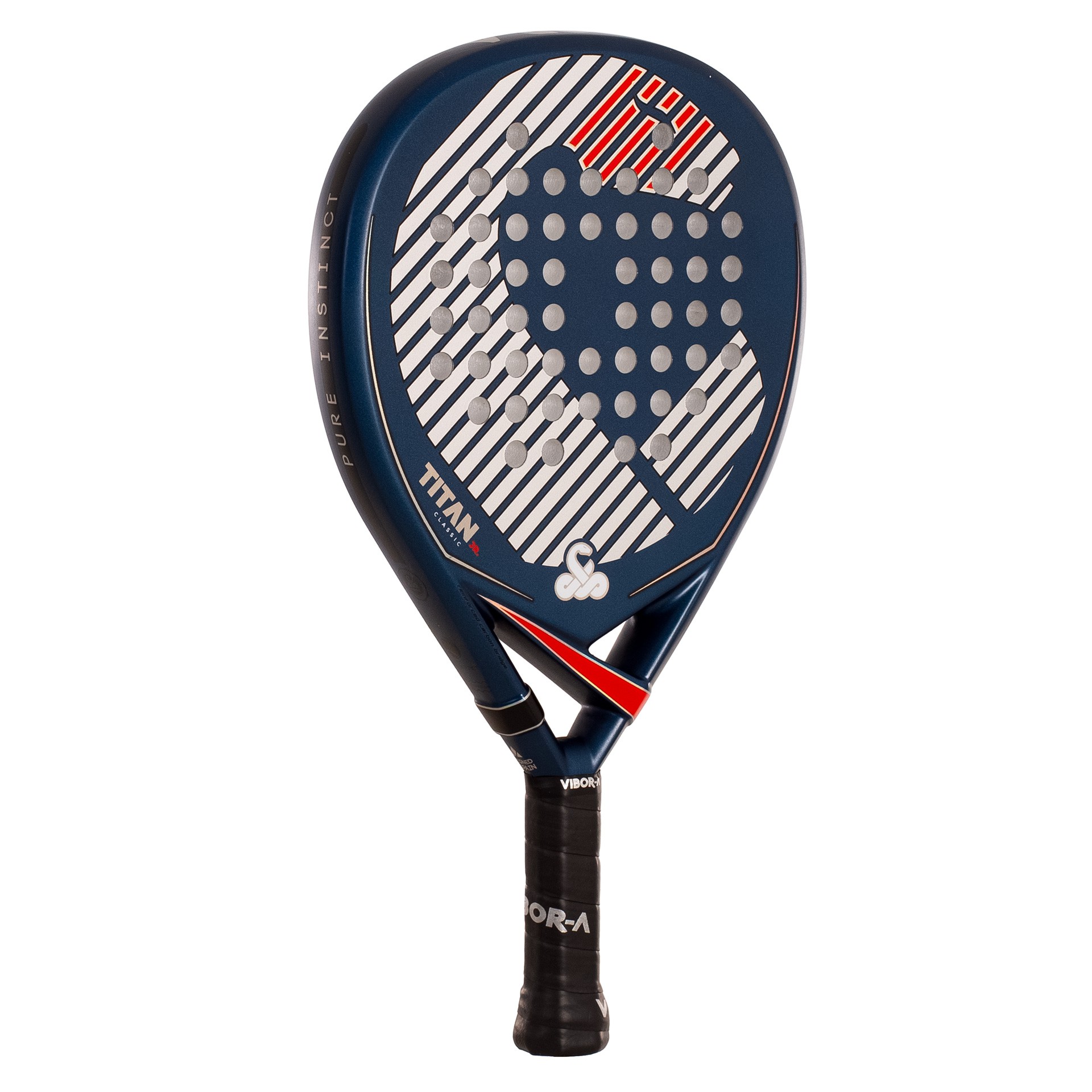 PALA DE PÁDEL VIBOR-A TITAN JUNIOR CLASSIC BLUE - Imagen 3