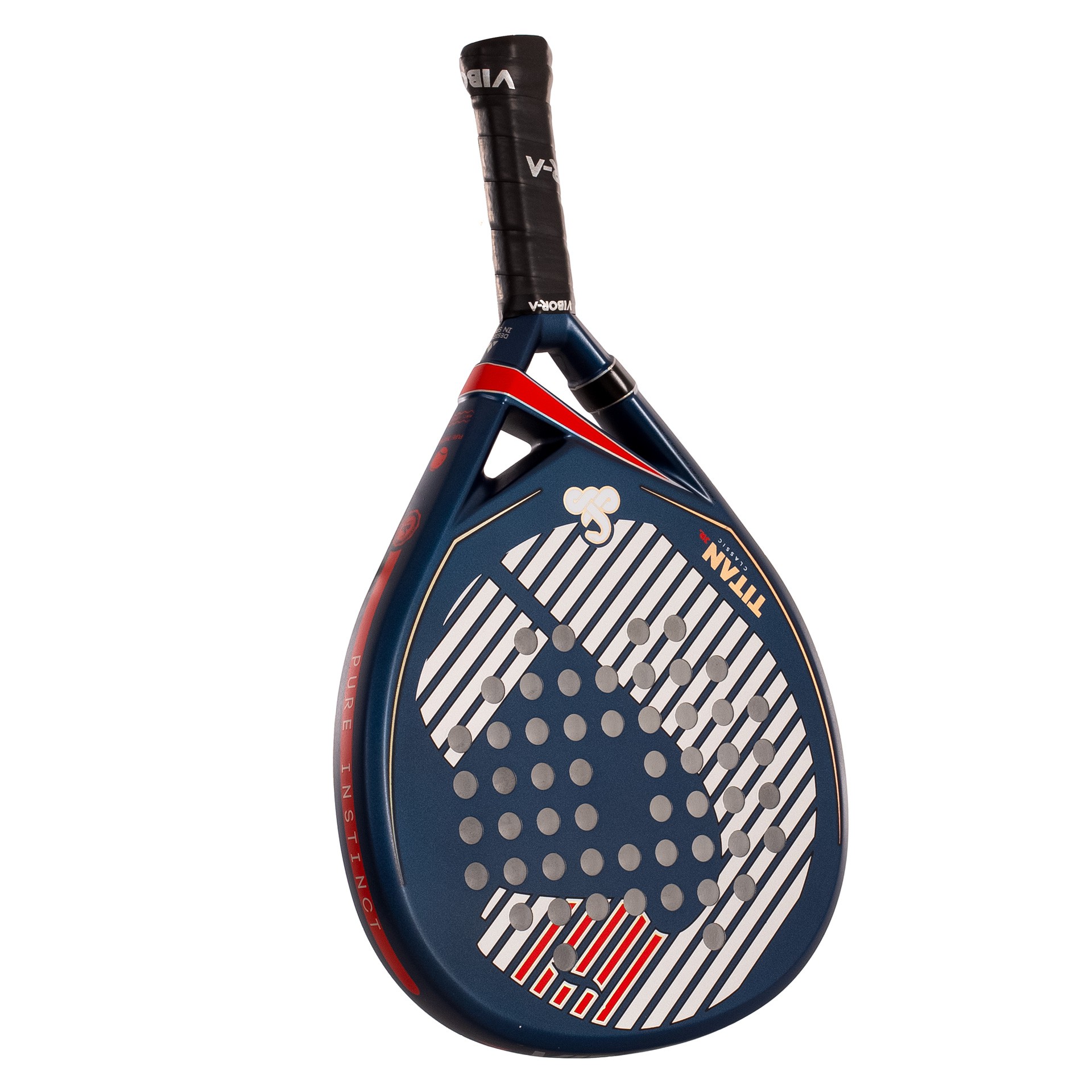 PALA DE PÁDEL VIBOR-A TITAN JUNIOR CLASSIC BLUE - Imagen 5